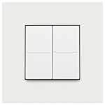 Friends of Hue Niko dimschakelaar Pure White Steel