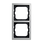 Busch Jaeger 1722-866K Afdekraam 2-voudig Pure stainless steel