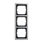 Busch Jaeger 1723-866K Afdekraam 3-voudig Pure stainless steel
