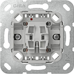 Gira 310600 Basiselement wipschakelaar 10 AX 250 V~ Universele uit- wisselschakelaar (met bevestigingsklauwen)