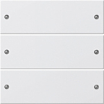 Gira 218303 Systeem 55 Wippenset 3-voudig Zuiver wit glanzend