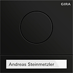 Gira 5565925 System 106 deurstationmodule Zwart mat