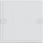 Gira 5001003 Tastsensor 4.95 Komfort 1-voudig voor Gira One en KNX Wit
