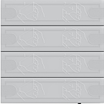 Gira 5004028 Tastsensor 4.95 Komfort 4-voudig voor Gira One en KNX Antraciet
