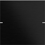 Gira 5021126 KNX Wippenset 1-voudig voor tastsensor 4.95 Aluminium zwart