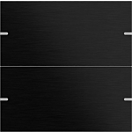Gira 5022126 KNX Wippenset 2-voudig voor tastsensor 4.95 Aluminium zwart