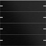 Gira 5004028 KNX Wippenset 4-voudig voor tastsensor 4.95 Aluminium zwart