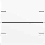 Gira 575203 Wippenset 2-voudig voor tastsensor 4 System 55 Zuiver wit glanzend