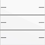 Gira 575303 Wippenset 3-voudig voor tastsensor 4 System 55 Zuiver wit glanzend