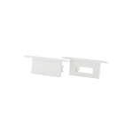 SG 391445 StripLine Wit Eindstuk inbouw kit Polycarbonaat (PC)