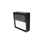 SG 605256 Frame Square Wall Zwart 7W LED 300lm 3000K Wit Ra 80