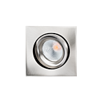 SG 902584 Junistar Lux Square Geborsteld Staal 580lm 2700K Warm Wit Ra 98