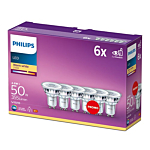 Philips 929001215233 LED Classic ND GU10 4,6-50W Warm wit 36° Multipack 6 stuks
