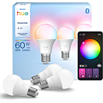 Philips Hue Essential A60 - slimme lamp - 806 lm - 8W - 3-pack
