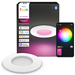 Philips Hue inbouwspot dun van 90 mm Wit