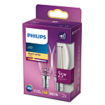 Philips 929001238341 LED Classic ND Candle 2-25W E14 Warm wit Multipack 2 stuks