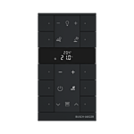 Busch Jaeger SBR-F-10.0.11-885 Free@home Tenton Thermostaat 10-voudig Zwart mat