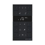 Busch Jaeger SBC-F-10.0.11-885 Free@home Tenton Thermostaat 10-voudig CO2 Zwart mat