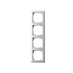 Gira 021403 Afdekraam Standaard 55 4-voudig Zuiver wit glanzend