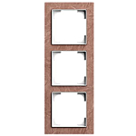 Busch Jaeger 1723-4097 Busch-art linear 3-voudig Slate terra rosso