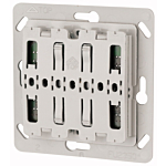 Eaton EP-500381 xComfort Pulsdrukker 2-voudig universeel 55 mm systeem met geïntegreerde temperatuur- en vochtigheidssensor