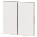 Eaton 126046 xComfort 2-voudige wip zonder opdruk Wit mat (Gira & Jung)
