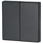 Eaton 126049 xComfort 2-voudige wip zonder opdruk Antraciet (Gira & Jung)