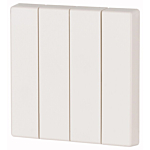 Eaton 184591 xComfort 4-voudige wip zonder opdruk Alpine wit glanzend (Gira & Jung)