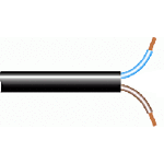 ICC 763738 VMVL Mantelleiding 2x 1,5 mm² Zwart (1 meter)