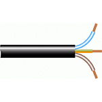 ICC 763884 VMVL Mantelleiding 3x 0,75 mm² Zwart (1 meter)