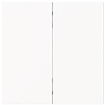 Busch Jaeger 6736 FoH-44M Bedieningswip 2-voudig voor serie Busch-art linear Studiowit mat