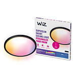 Wiz 929003301001 SuperSlim Plafond Colors and Warm to cool 22W Zwart