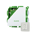 Duco 0000-7014 DucoBox Silent Woonhuisventilator Eurostekker + afstandsbediening RF