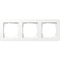 Gira 0213150 E1 Afdekraam 3-voudig Zuiver wit glanzend