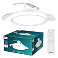Philips Bliss LED-plafondlamp met ventilator Wit