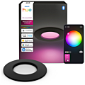 Philips Hue inbouwspot dun van 90 mm Zwart