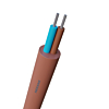 Nexans 10009007 Sihf kabel 2x 0,75 mm² (100 meter)