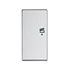 Busch-Jaeger 6233-21-83 bedieningswip 2-voudig links met symbool scène Aluzilver