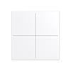 Busch Jaeger LFW/A.4.63.11-84 Future Linear Afdekking 4-voudig voor keypad Studiowit