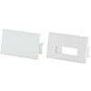 SG 391447 StripLine Wit Eindstuk stukadoorsprofiel kit Polycarbonaat (PC)