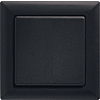 Eltako 30000594 Draadloze wandzender 55x55 mm Enkelvoudig Zwart