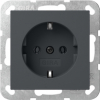 Gira 446628 Systeem 55 Wandcontactdoos met randaarde 16A 250V Antraciet 