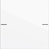 Gira 575103 Wippenset 1-voudig voor tastsensor 4 System 55 Zuiver wit glanzend