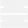 Gira 575227 Wippenset 2-voudig voor tastsensor 4 System 55 Zuiver wit mat