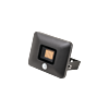 SG 630019 Flom Mini Zwart 10W LED 1060lm 3000K PIR-Sensor IP65