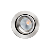 SG 902521 Junistar Lux IsoSafe Geborsteld Staal 580lm 2700K Ra 98 Faseafsnijding