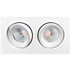 SG 902590 Junistar Lux Square Wit 2X 1160lm 2700K Ra 98 Faseafsnijding