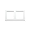 SG 903255 Soft Square Wit 2X Montuur Roestvrij staal