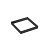 SG 903267 Soft Square Zwart Spacer Aluminium