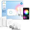 Philips Hue Essential Starterkit: 2 E27 lampen (806 lm) + dimmer switch + Bridge